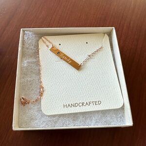 Bar necklace - SANDY